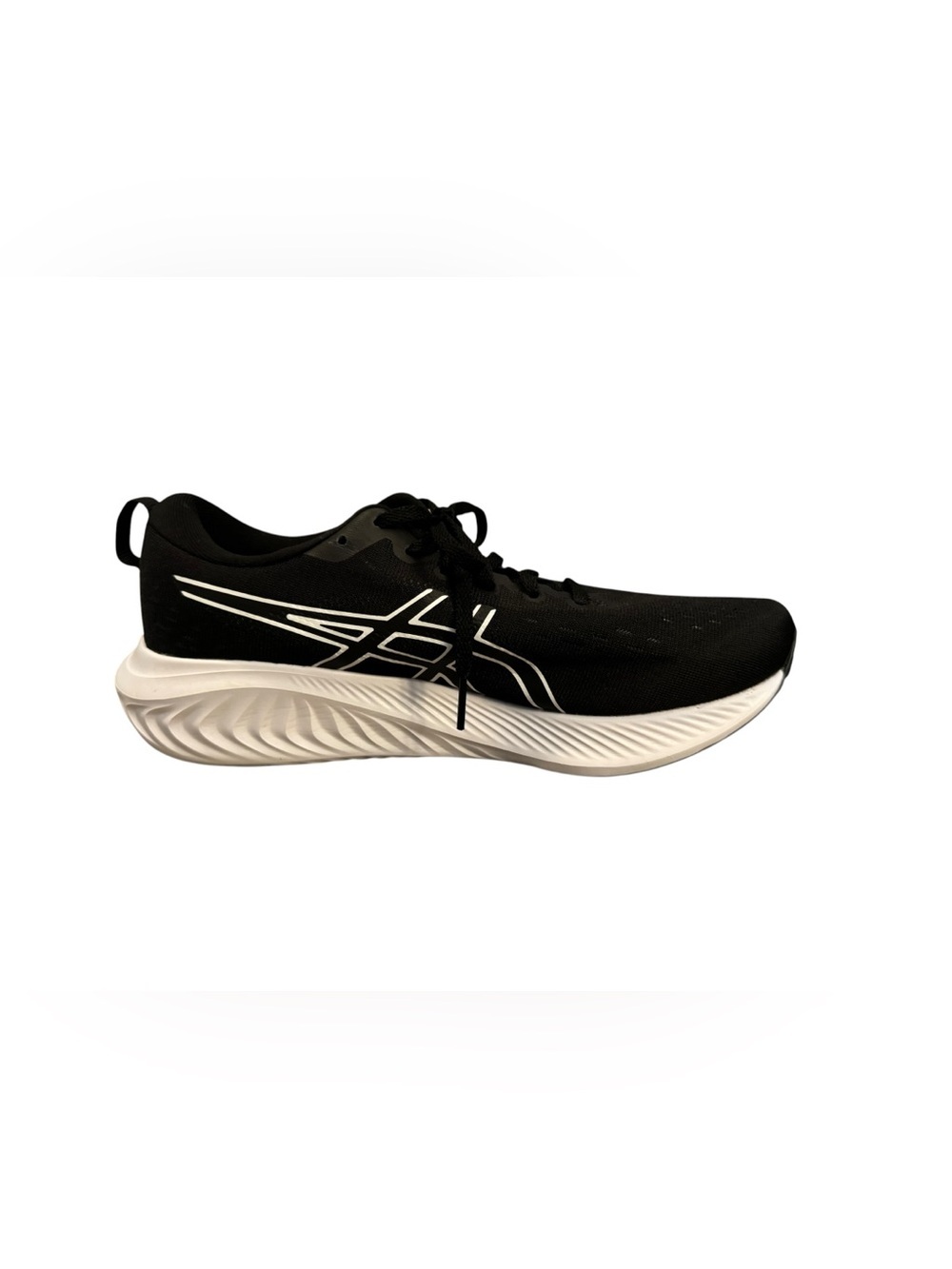 ASICS Gel-Excite 10 Ortholite Black Sneaker with White Logo Men’s size 9.5 Wide